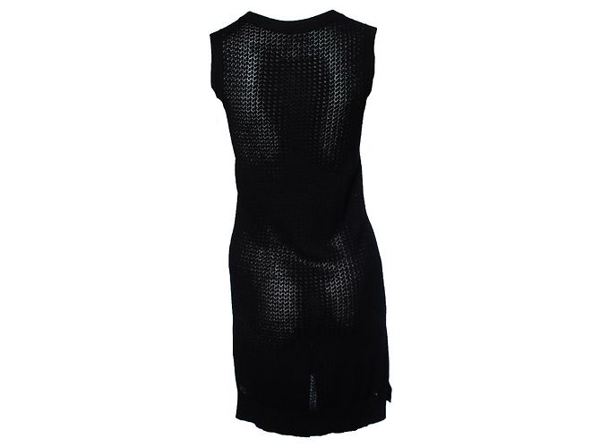 ZADIG & VOLTAIRE, offenes Webkleid in Schwarz - Ansicht 2