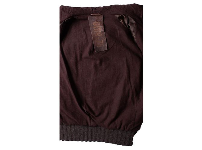 Autre Marque GMS-75, brown hooded leather jacket - view 5