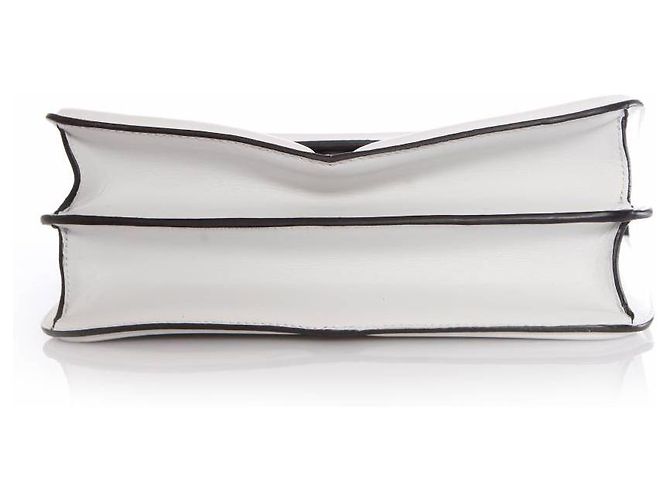 Alexander McQueen, Borsa a tracolla Heroine in bianco e nero. - vista 6