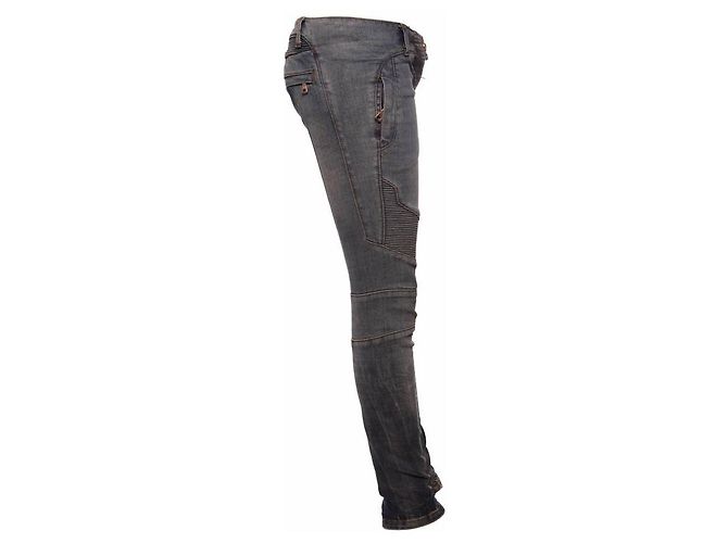 Balmain Balmaın, jeans biker azul claro en talla 36fr/XS. - vista 2