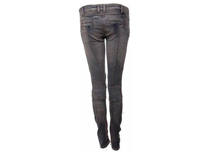 Balmain Balmaın, jeans biker azul claro en talla 36fr/XS. - vista 3