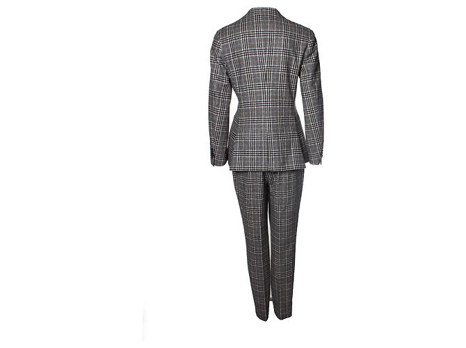 Autre Marque Suistudio, Traje de cuadros en gris - vista 2