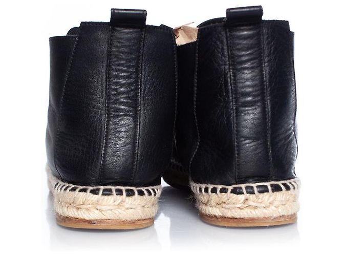 Balenciaga, Espadrillas con lacci in pelle Nero - vista 5