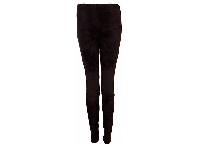 Autre Marque NIKKIE, Pantalón efecto ante negro. - vista 3