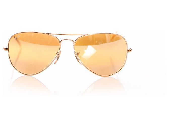 Autre Marque Strahlenschutz, Goldfarbene Pilotenbrille. (Sonderausgabe) Golden - Ansicht 2
