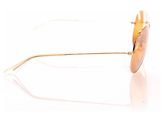 Autre Marque Strahlenschutz, Goldfarbene Pilotenbrille. (Sonderausgabe) Golden - Ansicht 5