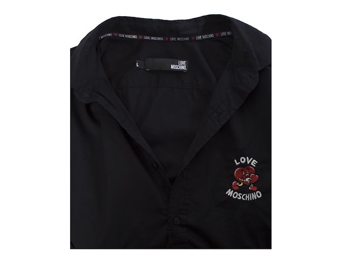 Adoro Moschino, Camicia nera. Nero - vista 5
