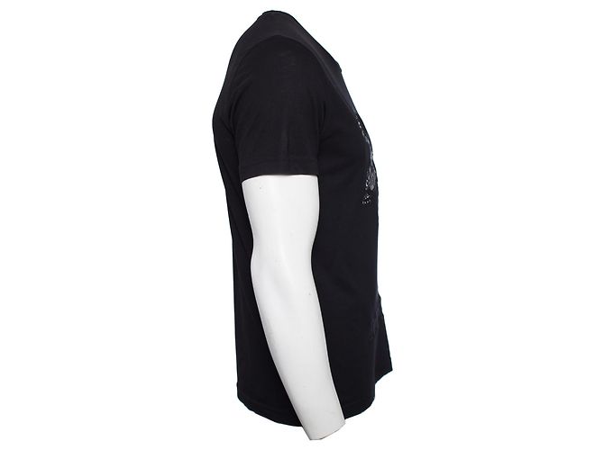 PIERRE BALMAIN, Camiseta negra con parte superior. Negro - vista 4