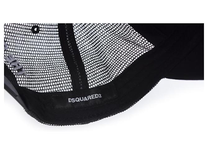 Dsquared2, Camiseta y gorra con corazón rojo.. Negro - vista 5