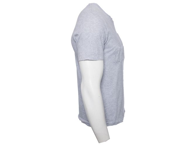 amor moschino, Camiseta gris con texto en relieve. - vista 2