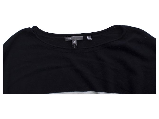 Vince, Blau-weiß gestreifter Pullover - Ansicht 5