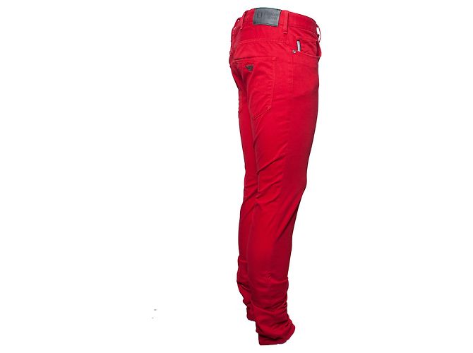 Armani Jeans, Vaqueros rojos en talla W.29/S. Roja - vista 4