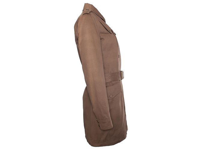 The Kooples DIE KOOPLES, Khakifarbener Trenchcoat. Braun Grün - Ansicht 2