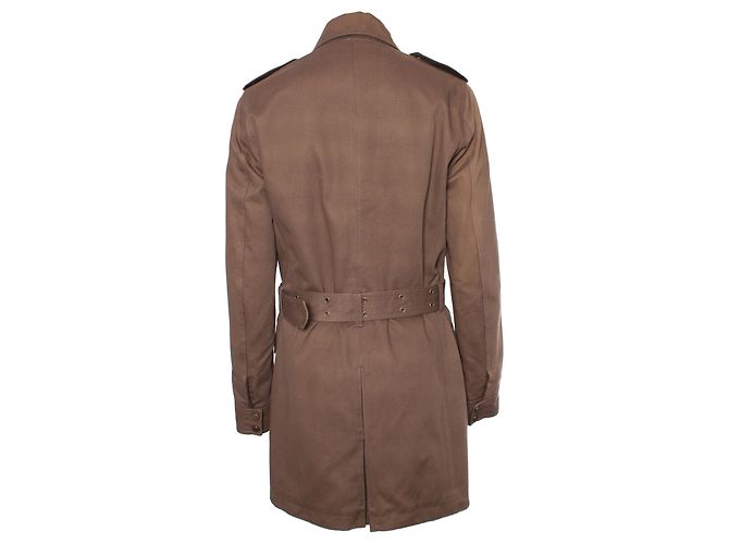 The Kooples DIE KOOPLES, Khakifarbener Trenchcoat. Braun Grün - Ansicht 3