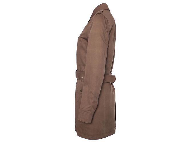 The Kooples DIE KOOPLES, Khakifarbener Trenchcoat. Braun Grün - Ansicht 4