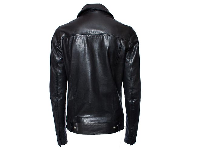Autre Marque G-Star Raw, Schwarze Lederjacke in Größe S. - Ansicht 3