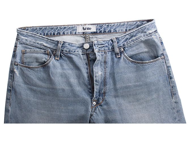 Acne, jeans larghi blu. - vista 5