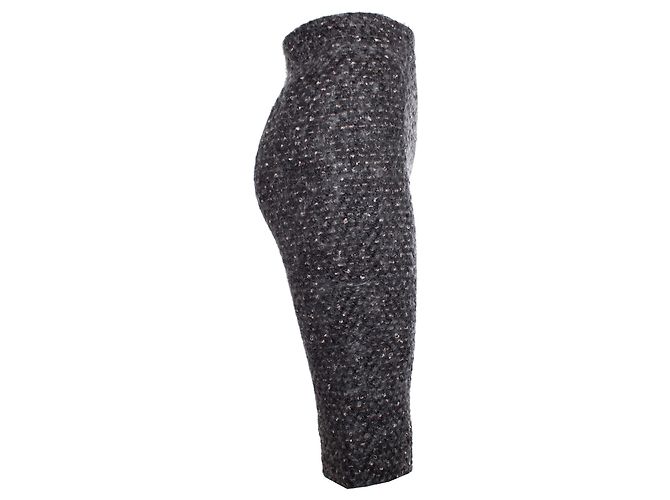 DOLCE & GABBANA, Grey wool knee pants. - view 2