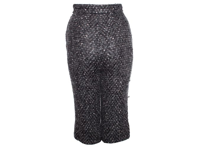 DOLCE & GABBANA, Grey wool knee pants. - view 3