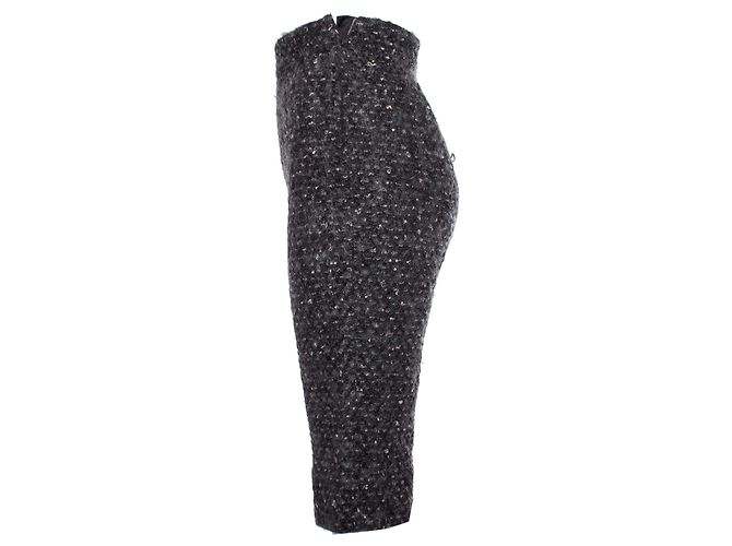 DOLCE & GABBANA, Grey wool knee pants. - view 4