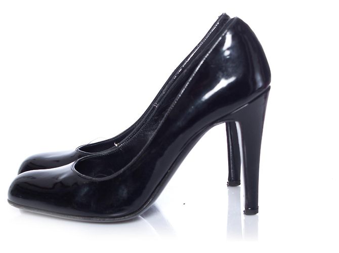 Bally, Lacklederpumpen. Schwarz - Ansicht 2