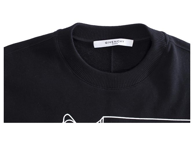 GIVENCHY, Moletom com gola redonda Bambi Mirror Out. Preto - vista 5