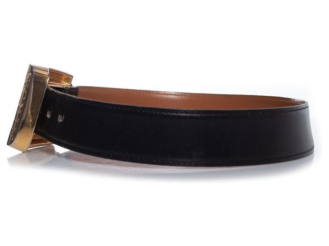 JITROIS, Cinturón de cuero negro - vista 5