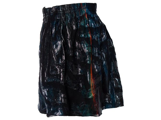 IRO, Minifalda metalizada estampada Negro - vista 4
