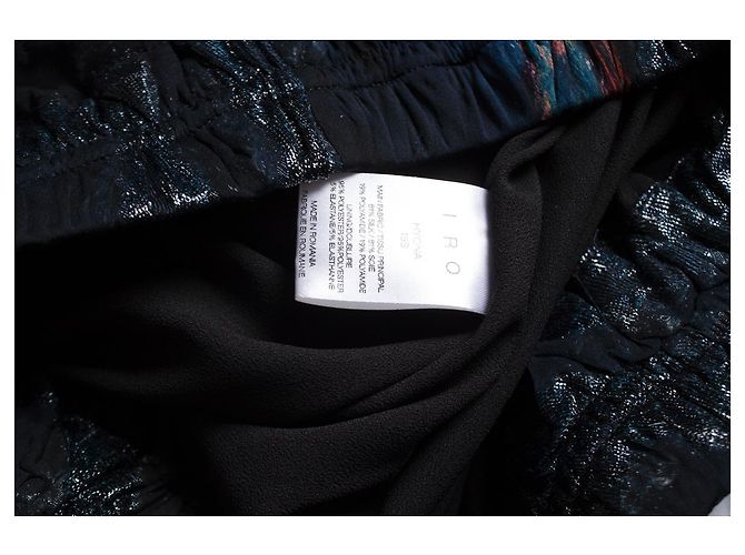 IRO, Minifalda metalizada estampada Negro - vista 5