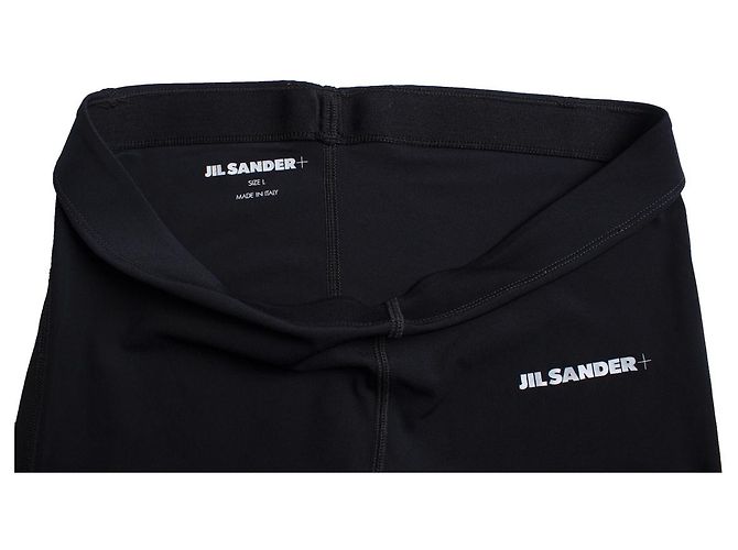 JIL SANDER, Leggings negros con logo - vista 5