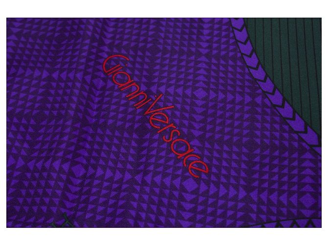 Autre Marque Gianni Versace Couture, Sciarpa manichino viola - vista 10