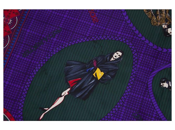 Autre Marque Gianni Versace Couture, Sciarpa manichino viola - vista 7