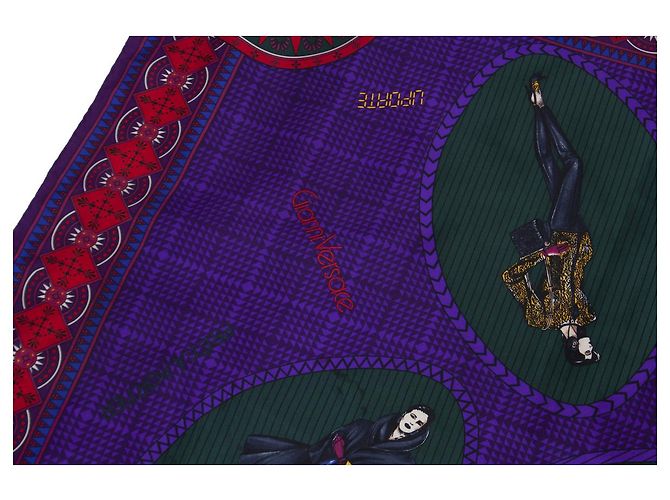 Autre Marque Gianni Versace Couture, Sciarpa manichino viola - vista 8
