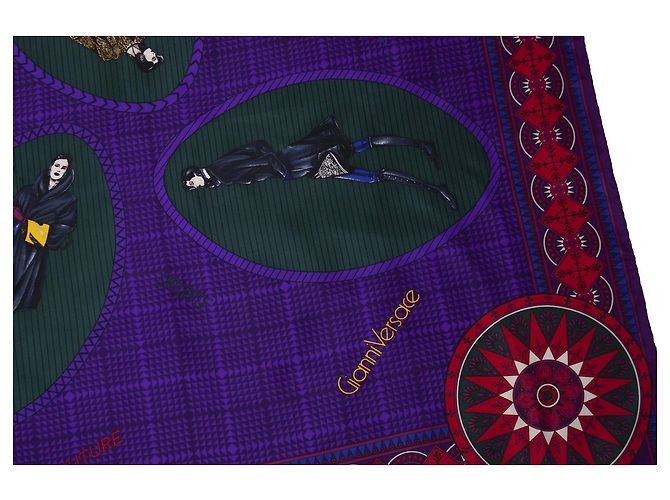 Autre Marque Gianni Versace Couture, Sciarpa manichino viola - vista 9