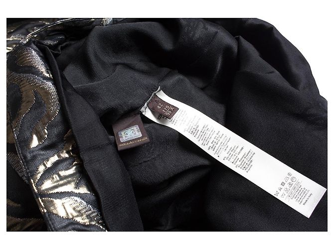 Roberto Cavalli, Vestido de lúrex con estampado de cebra Negro - vista 5