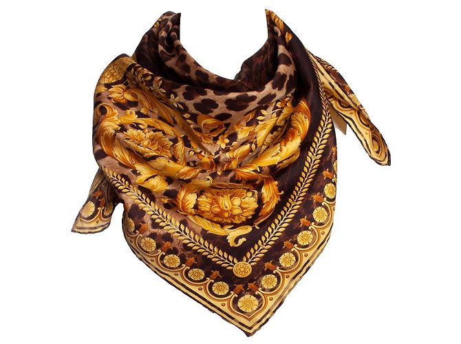 Gianni Versace Atelier versace, Barocco printed scarf. - view 2