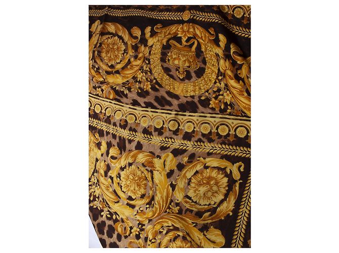 Gianni Versace Atelier versace, Barocco printed scarf. - view 3
