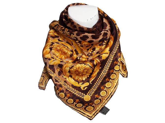 Gianni Versace Atelier versace, Barocco printed scarf. - view 4