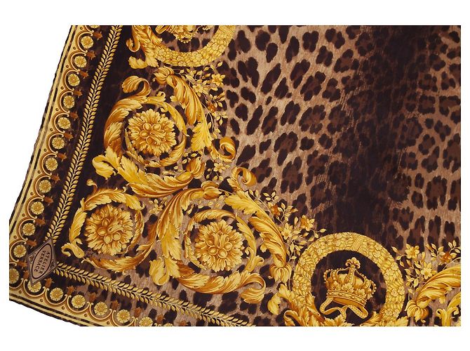 Gianni Versace Atelier versace, Barocco printed scarf. - view 8