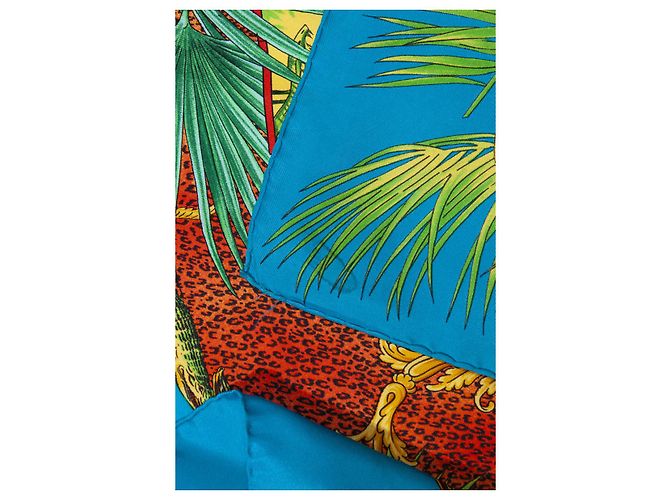 Gianni Versace Versace dell'atelier, Sciarpa Tarzan giungla multicolore - vista 3