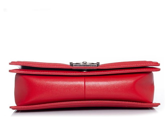 Boy Chanel, Borsa media per ragazzo trapuntata rossa Rosso - vista 4