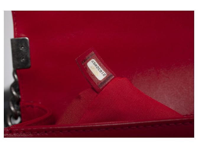 Boy Chanel, Borsa media per ragazzo trapuntata rossa Rosso - vista 8