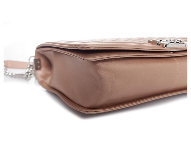 Boy Chanel, Borsa da ragazzo grande in pelle metallizzata - vista 7