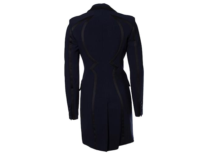 VERSACE, Blauer Maxiblazer und Pantalon - Ansicht 6