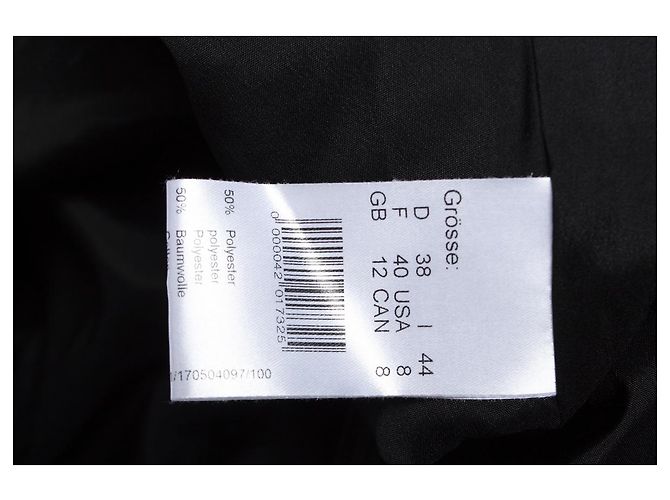 Autre Marque St. Emile, Blaues besticktes Kleid mit Blumen - Ansicht 6