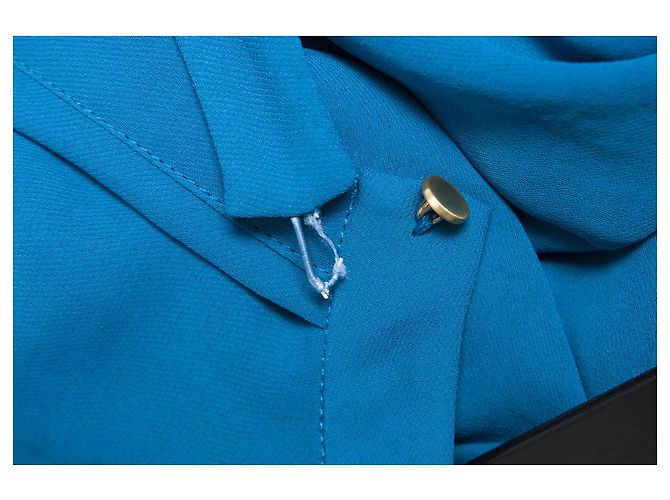 By Malene Birger VON MALENE BIRGER, blaues Kaftankleid - Ansicht 9