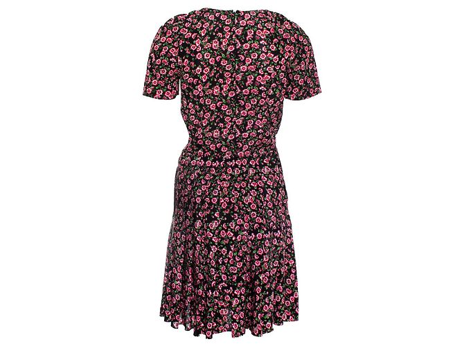 The Kooples DIE KOOPLES, schwarzes Kleid mit Blumendruck Pink - vista 2