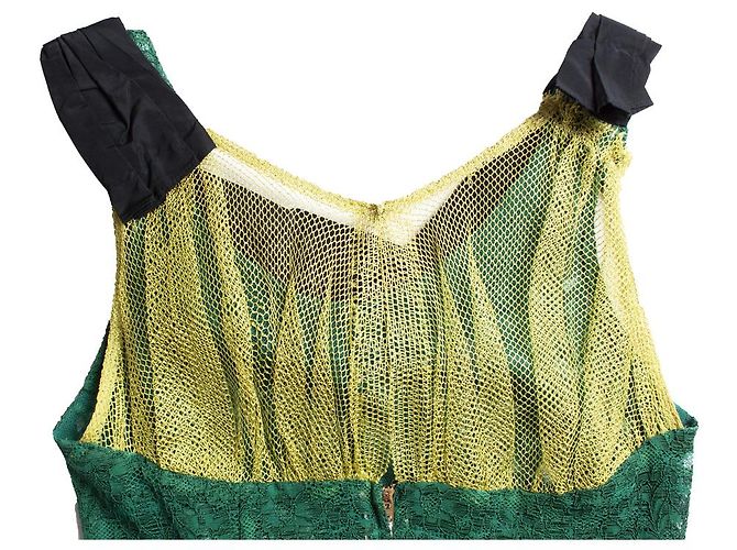 Autre Marque TOGA Top de encaje verde de viscosa - vista 6