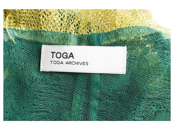Autre Marque TOGA Top de encaje verde de viscosa - vista 8
