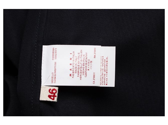 Marni Schwarzes Viscose Top Größe L - Ansicht 7